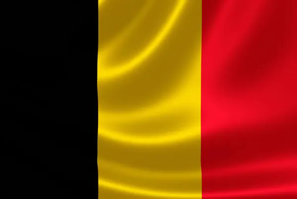 Flag of Belgium with flight support services.