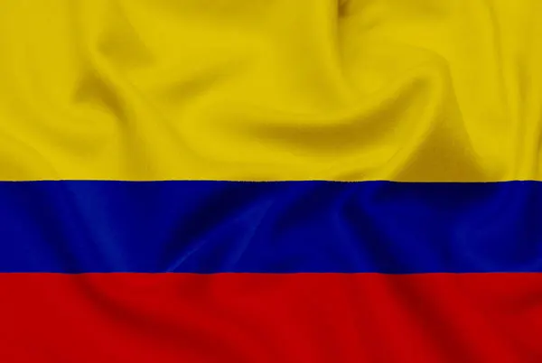 Flag of Colombia with flight support services.