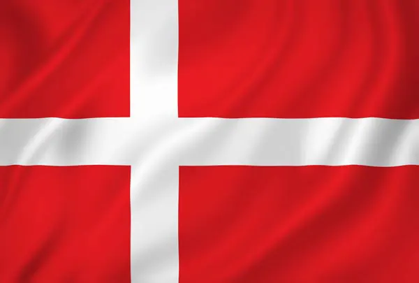 Flag of Denmark with flight support services.