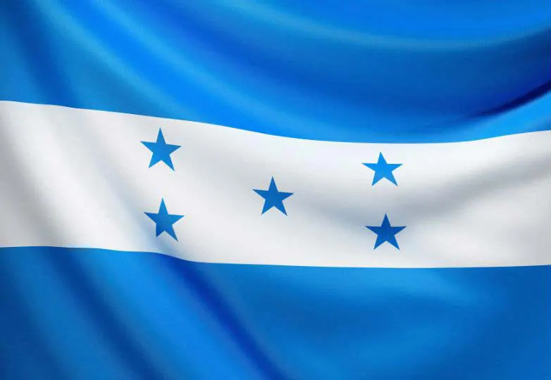 Flag of Honduras with flight support services.