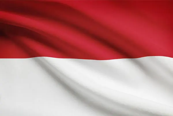 Flag of Indonesia with link to flight support services for Indonesia.