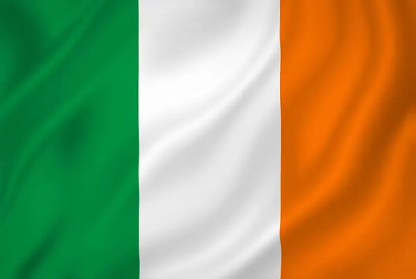 Flag of Ireland with flight support services.