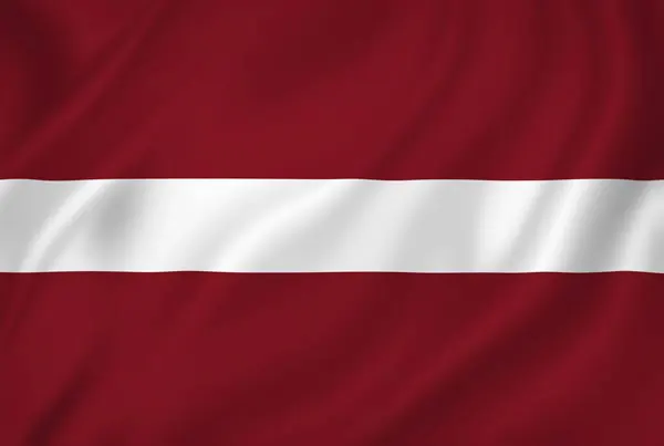 Flag of Latvia with flight support services.