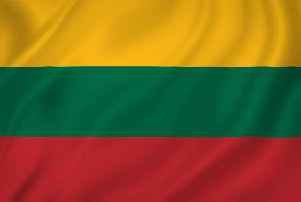 Flag of Lithuania with flight support services.