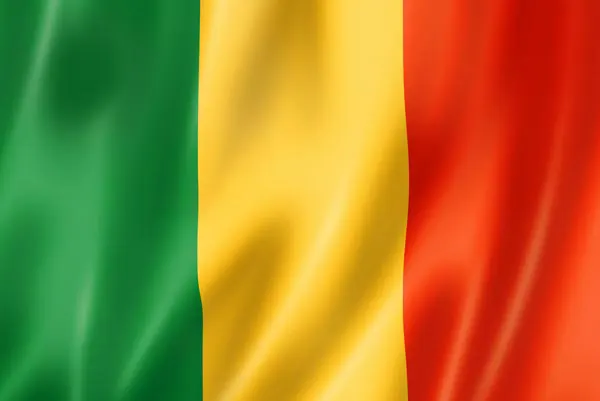 Flag of Mali with flight support services.