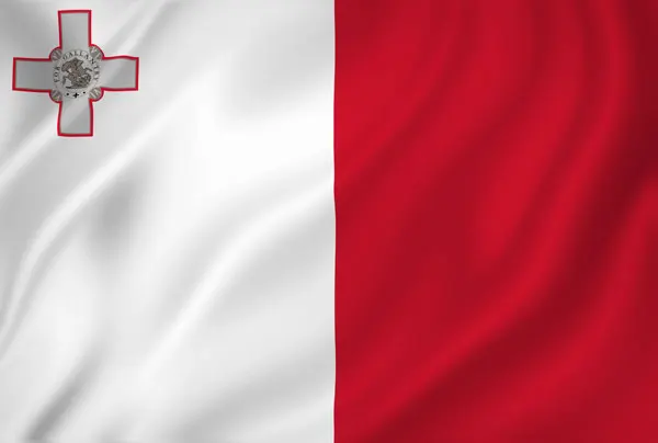 Flag of Malta with flight support services.