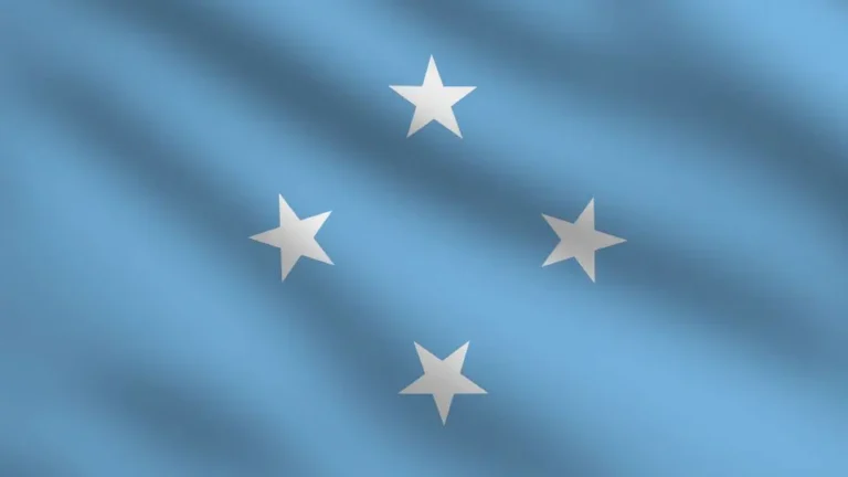 Flag of Micronesia with link to flight support services for Micronesia.