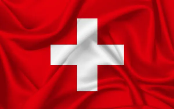 Flag of Switzerland with flight support services.