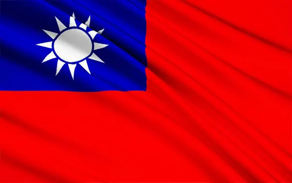 Flag of Taiwan with link to flight support services for Taiwan.