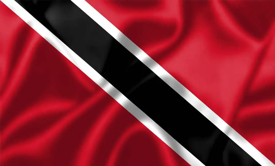 Flag of Trinidad and Tobago with flight support services.